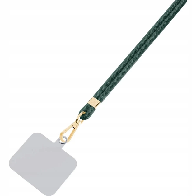 Универсальный шнурок 3mk EasyClip Dark Green with Gold Metal (5903108568623) - изображение 10