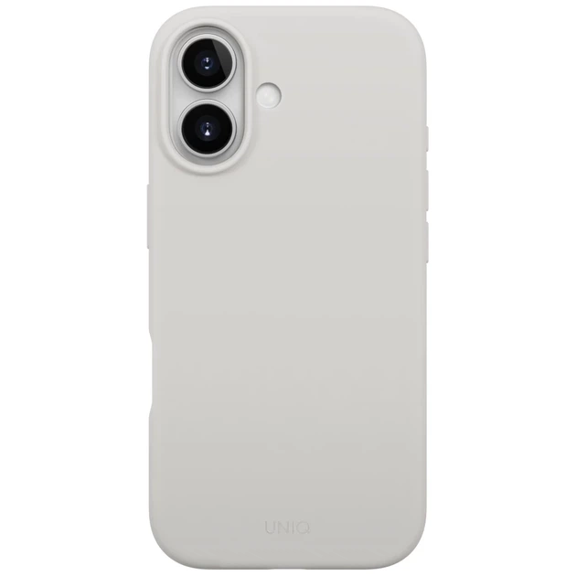 Чохол Uniq Lino для iPhone 17 Light Gray with MagSafe (UNIQ-IP6.3(2025)-LINOMMGRY) - зображення 2