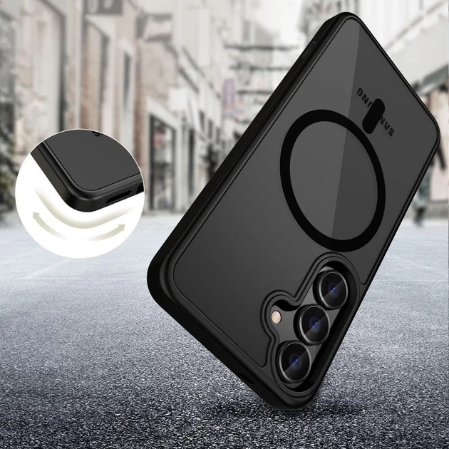 Чехол Tech-Protect MagMat для Nothing Phone 3 Black Clear with MagSafe (5906302330775) - Фото 4 Чехол Tech-Protect MagMat для Nothing Phone 3 Black Clear with MagSafe (5906302330775) - изображение 4
