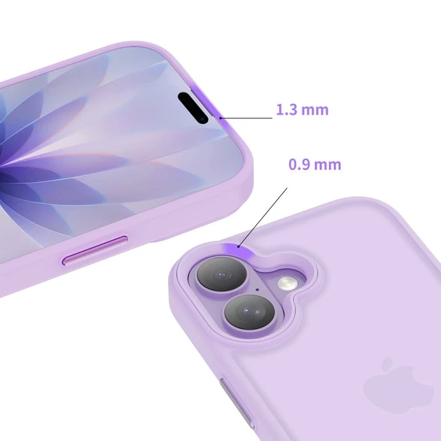 Чехол Tech-Protect MagMat для iPhone 17 Matte Lavender (5906302333929) - изображение 3