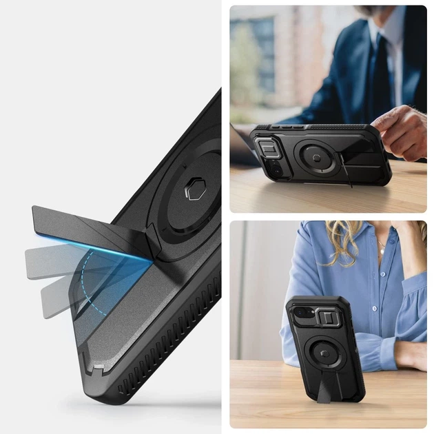 Чехол Tech-Protect Kevlar для iPhone 16e Black with MagSafe (5906302318513) - изображение 3