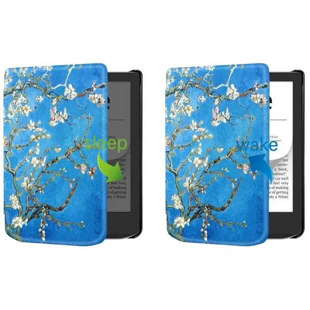 Чехол-книжка Tech-Protect SmartCase для PocketBook Verse | Verse Pro | Verse Lite Sakura (5906302332069) - изображение 4