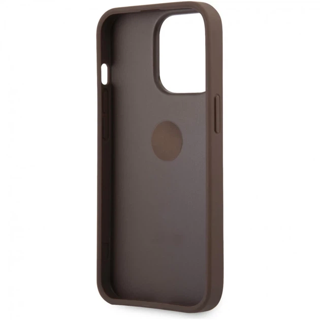 Чохол Guess Ring Stand для iPhone 13 Pro Brown (GUHCP13L4GMRBR) - Фото 4 Чохол Guess Ring Stand для iPhone 13 Pro Brown (GUHCP13L4GMRBR) - зображення 4