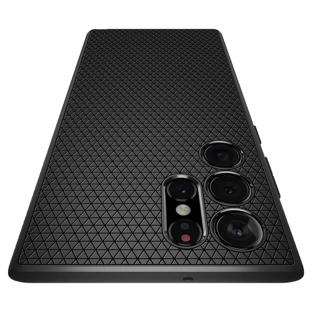 Чехол Spigen для Samsung Galaxy S22 Ultra Liquid Air Matte Black (ACS03915) - изображение 2
