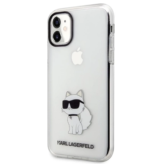 Чохол Karl Lagerfeld Ikonik Choupette для iPhone 11 | XR Transparent (KLHCN61HNCHTCT) - зображення 2