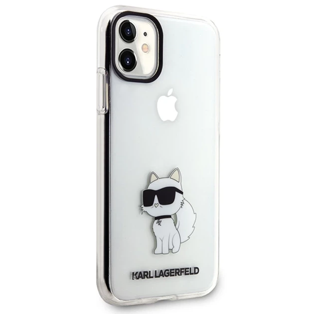 Чохол Karl Lagerfeld Ikonik Choupette для iPhone 11 | XR Transparent (KLHCN61HNCHTCT) - зображення 4