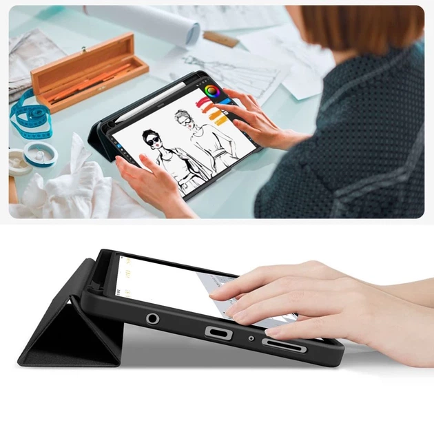 Чехол Tech-Protect SC Pen для Samsung Galaxy Tab A11 | A9 8.7 Black (5906302334964) - Фото 7 Чехол Tech-Protect SC Pen для Samsung Galaxy Tab A11 | A9 8.7 Black (5906302334964) - изображение 7