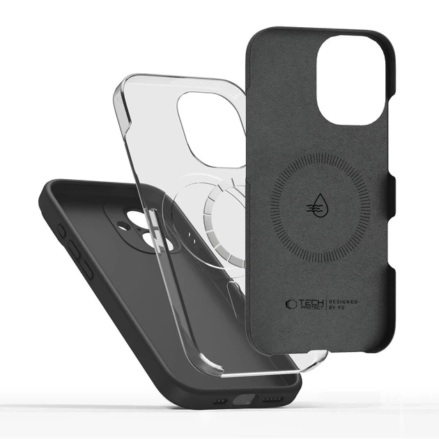 Чохол Tech-Protect Silicone для iPhone 17 Black with MagSafe (5906302330133) - зображення 2