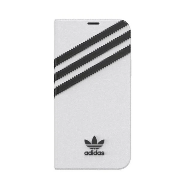 Чохол-книжка Adidas OR Booklet Case PU для iPhone 12 | 12 Pro White Black (42248) - зображення 2
