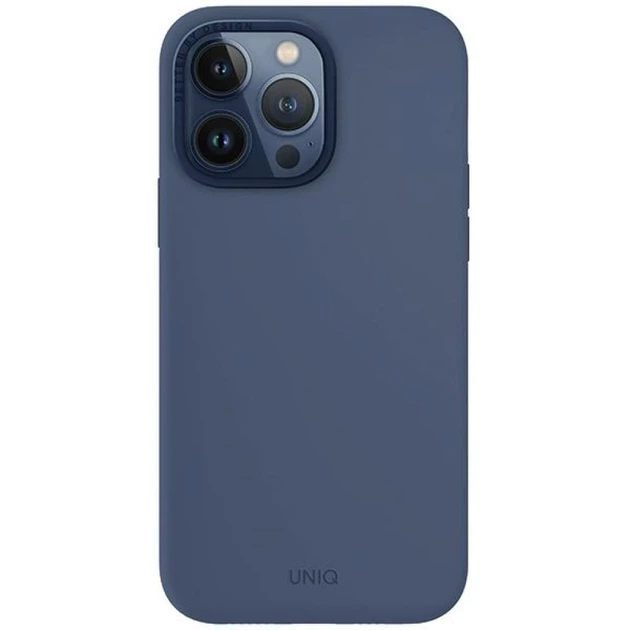 Чохол Uniq Lino Hue для iPhone 15 Pro Max Navy Blue with MagSafe (Uniq-IP6.7P(2023)-LINOHMBLU) - Фото 1 Чохол Uniq Lino Hue для iPhone 15 Pro Max Navy Blue with MagSafe (Uniq-IP6.7P(2023)-LINOHMBLU) - зображення 1