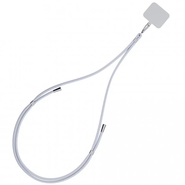 Универсальный шнурок 3mk EasyClip Grey with Silver Metal (5903108568647) - изображение 3