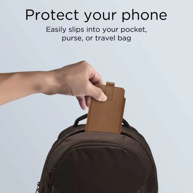 Чехол Tech-Protect Universal Phone для телефону 6-6.9 inch Brown (5906302332007) - Фото 5 Чехол Tech-Protect Universal Phone для телефону 6-6.9 inch Brown (5906302332007) - изображение 5