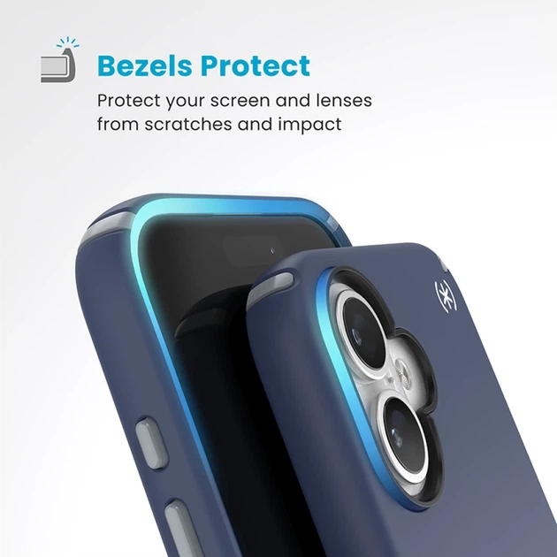 Чохол Speck Presidio2 Pro ClickLock для iPhone 16 Coastal Blue Dust Grey with MagSafe (150688-3206) - зображення 6