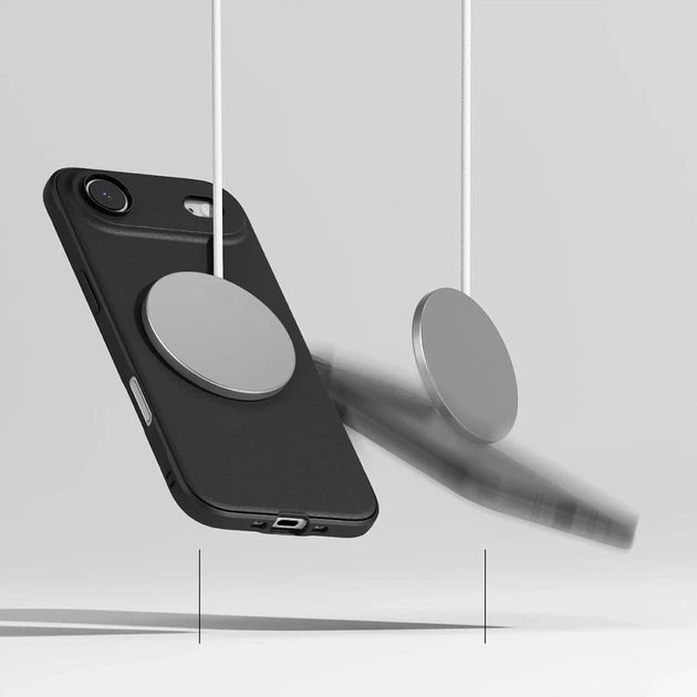 Чехол Ringke Onyx Magnetic для iPhone 17 Air Black with MagSafe (8800328812192) - изображение 5