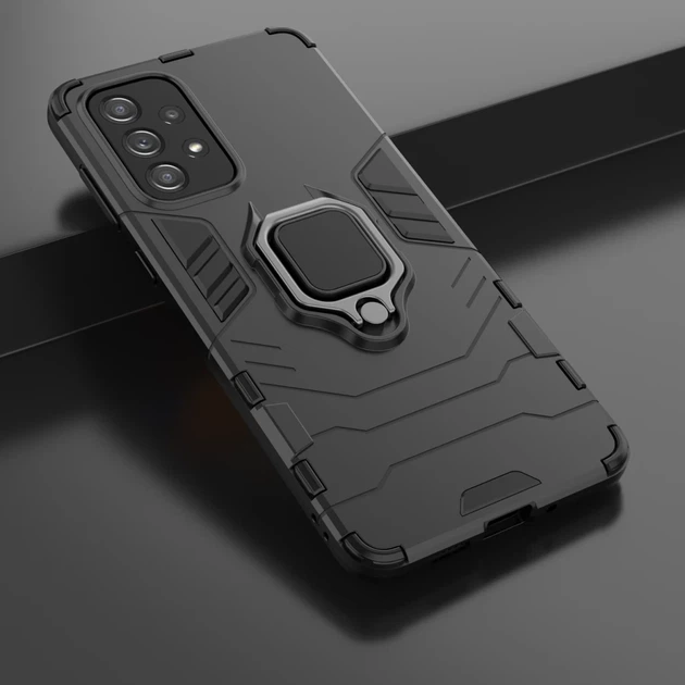 Чохол HRT Ring Armor для Samsung Galaxy A73 Black (9145576245057) - Фото 7 Чохол HRT Ring Armor для Samsung Galaxy A73 Black (9145576245057) - зображення 7