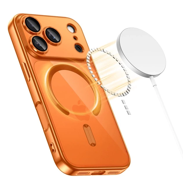 Чехол Tech-Protect MagFlex для iPhone 17 Pro Max Shiny Cosmic Orange with MagSafe (5906302334629) - изображение 2