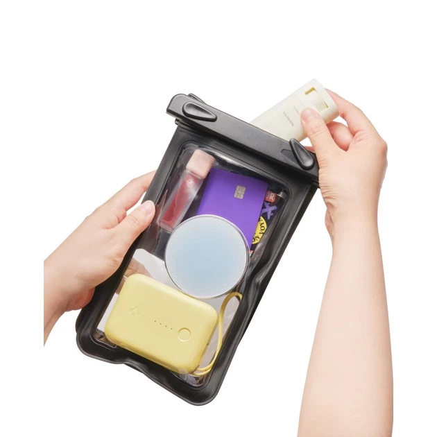 Водонепроникний чохол Spigen Universal Waterproof Case Black (ACS09745) - зображення 6