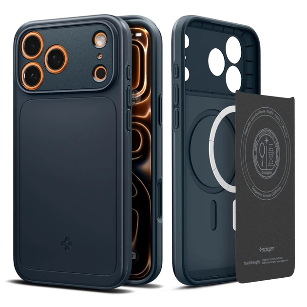 Чохол Spigen Thin Fit для iPhone 17 Pro Max Navy with MagSafe (ACS10277) - зображення 2