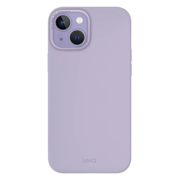 Чохол Uniq Lino для iPhone 14 Plus Lilac Lavender (UNIQ-IP6.7M(2022)-LINOLAV) - зображення 2