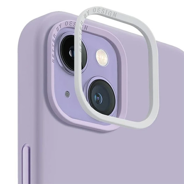 Чохол Uniq Lino для iPhone 14 Plus Lilac Lavender (UNIQ-IP6.7M(2022)-LINOLAV) - зображення 6