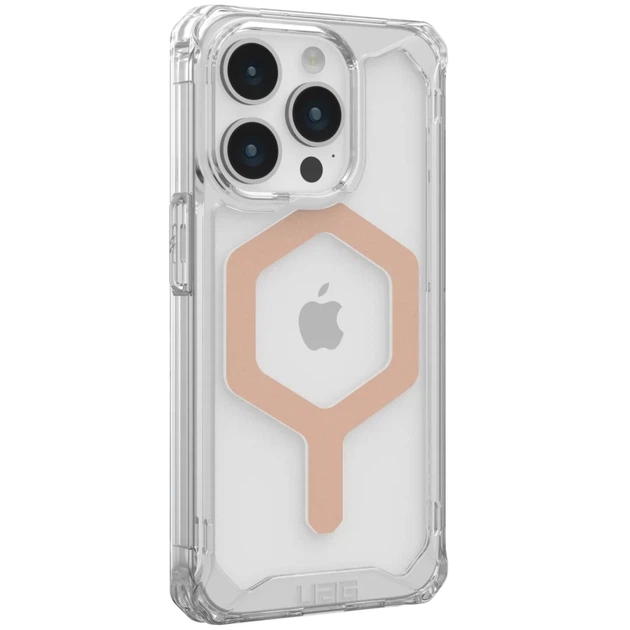Чохол UAG Plyo для iPhone 15 Pro Ice Rose Gold with MagSafe (114286114348) - зображення 3