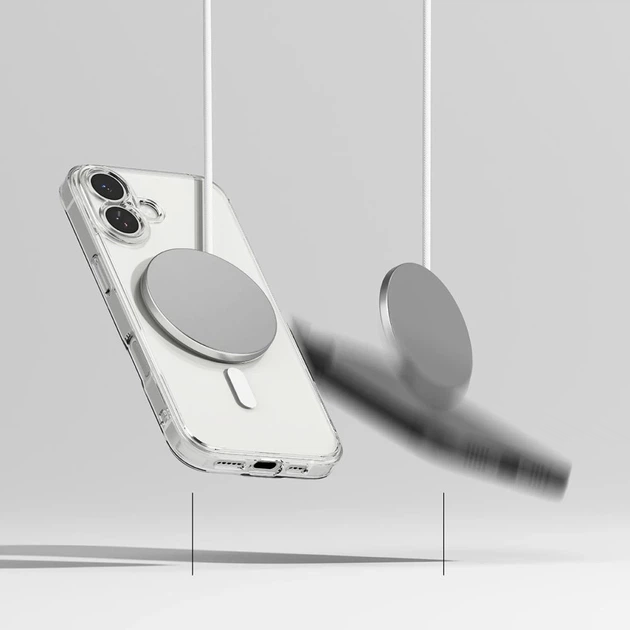Чехол Ringke Fusion Magnetic для iPhone 17 Clear with MagSafe (8800328811492) - изображение 6