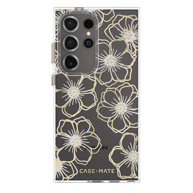 Чехол Case-Mate Floral Gems для Samsung Galaxy S24 Ultra (S928) Gold (CM053436) - Фото 1 Чехол Case-Mate Floral Gems для Samsung Galaxy S24 Ultra (S928) Gold (CM053436) - изображение 1