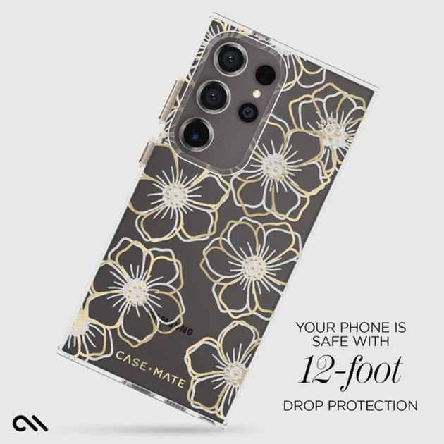 Чехол Case-Mate Floral Gems для Samsung Galaxy S24 Ultra (S928) Gold (CM053436) - Фото 8 Чехол Case-Mate Floral Gems для Samsung Galaxy S24 Ultra (S928) Gold (CM053436) - изображение 8
