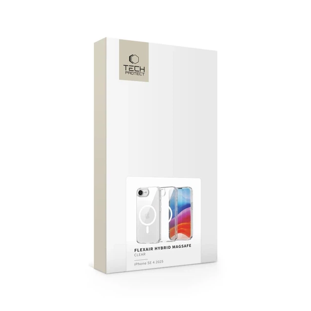 Чохол Tech-Protect FlexAir Hybrid для iPhone 16e Clear with MagSafe (5906302360192) - зображення 7