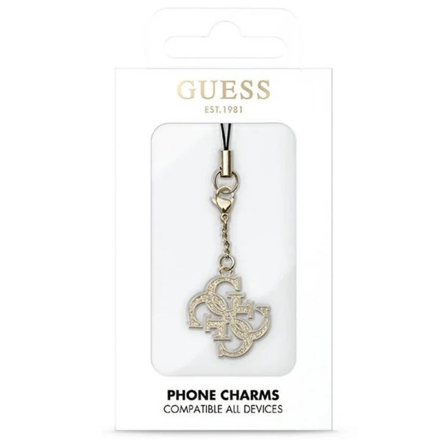Підвіска Guess 4G Glitter Charm Gold (GUCPM4GID) - зображення 2