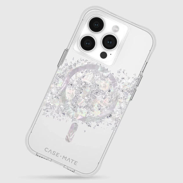 Чохол Case-Mate Karat для iPhone 15 Pro Touch of Pearl with MagSafe (CM051478) - зображення 8