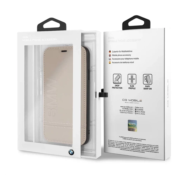 Чохол BMW для iPhone XR Signature Taupe (BMFLBKI61LLST) - Фото 4 Чохол BMW для iPhone XR Signature Taupe (BMFLBKI61LLST) - зображення 4
