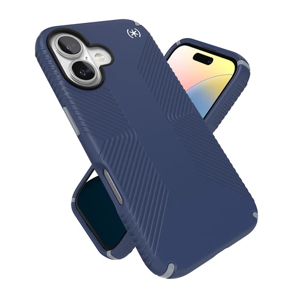 Чохол Speck Presidio2 Grip для iPhone 16 Coastal Blue Dust Grey (150779-3206) - зображення 13