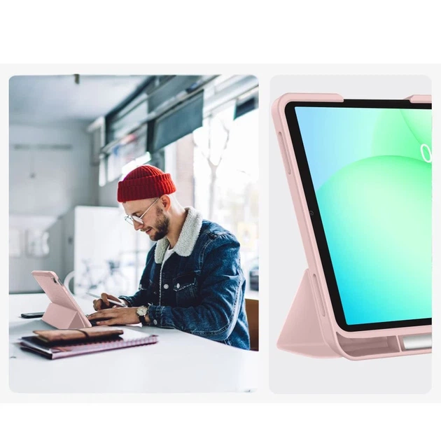 Чехол Tech-Protect SC Pen для Samsung Galaxy Tab A11 Plus | A9 Plus 11.0 Pink (5906302335145) - Фото 7 Чехол Tech-Protect SC Pen для Samsung Galaxy Tab A11 Plus | A9 Plus 11.0 Pink (5906302335145) - изображение 7