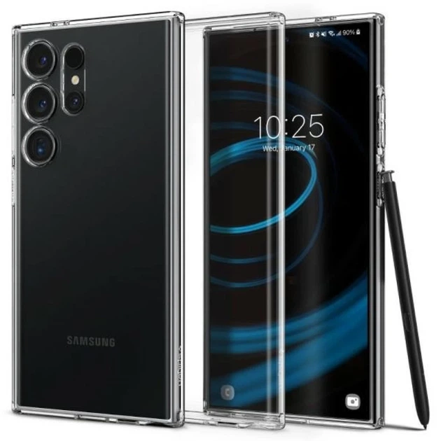 Чехол Spigen Liquid Crystal для Samsung Galaxy S24 Ultra (S928) Crystal Clear (ACS07283) - Фото 1 Чехол Spigen Liquid Crystal для Samsung Galaxy S24 Ultra (S928) Crystal Clear (ACS07283) - изображение 1