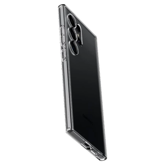 Чехол Spigen Liquid Crystal для Samsung Galaxy S24 Ultra (S928) Crystal Clear (ACS07283) - Фото 7 Чехол Spigen Liquid Crystal для Samsung Galaxy S24 Ultra (S928) Crystal Clear (ACS07283) - изображение 7