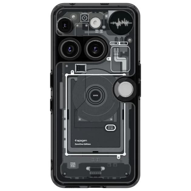 Чехол Spigen Ultra Hybrid Zero One для Nothing Phone 3 Black (ACS08568) - Фото 2 Чехол Spigen Ultra Hybrid Zero One для Nothing Phone 3 Black (ACS08568) - изображение 2
