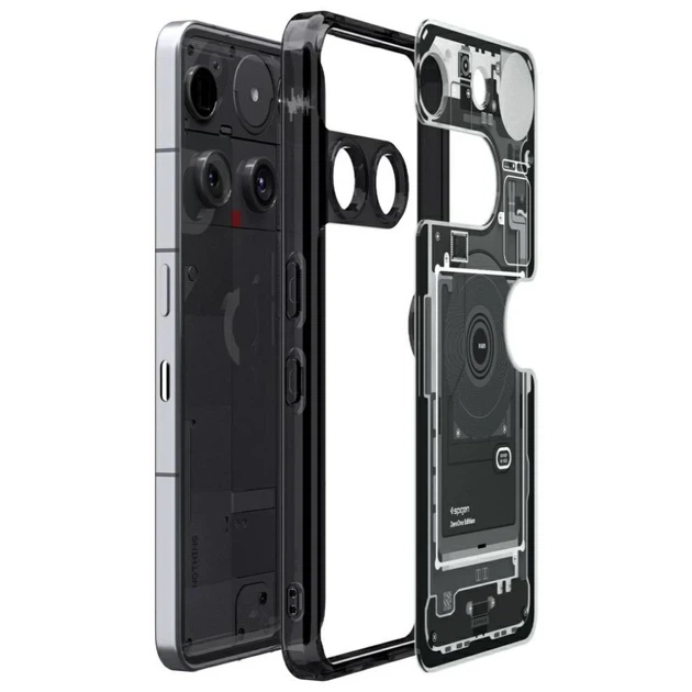 Чехол Spigen Ultra Hybrid Zero One для Nothing Phone 3 Black (ACS08568) - Фото 8 Чехол Spigen Ultra Hybrid Zero One для Nothing Phone 3 Black (ACS08568) - изображение 8