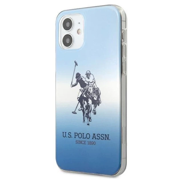 Чохол U.S. Polo Assn Gradient Collection для iPhone 12 mini Blue (USHCP12SPCDGBL) - зображення 2