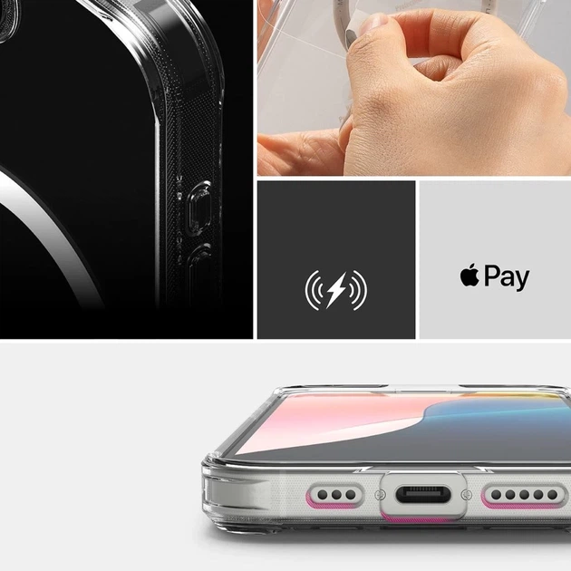 Чохол Ringke Fusion Magnetic для iPhone 16e Clear with MagSafe (8800293852605) - зображення 5