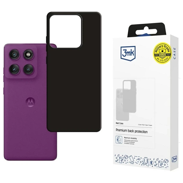 Чехол 3mk Matt Case для Motorola Edge 60 Pro Black (5903108663328) - Фото 1 Чехол 3mk Matt Case для Motorola Edge 60 Pro Black (5903108663328) - изображение 1