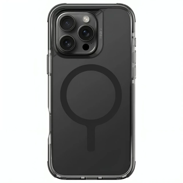 Чохол UNIQ Combat для iPhone 16 Pro Max Carbon Black with MagSafe (UNIQ-IP6.9P(2024)-COMMBLK) - Фото 2 Чохол UNIQ Combat для iPhone 16 Pro Max Carbon Black with MagSafe (UNIQ-IP6.9P(2024)-COMMBLK) - зображення 2