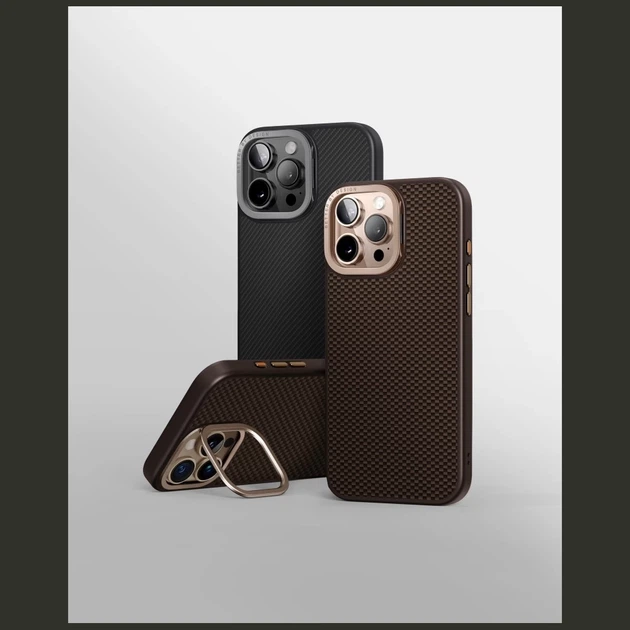 Чохол UNIQ Keva Max для iPhone 16 Pro Umber Brown with MagSafe (UNIQ-IP6.3P(2024)-KEVMMBWN) - Фото 7 Чохол UNIQ Keva Max для iPhone 16 Pro Umber Brown with MagSafe (UNIQ-IP6.3P(2024)-KEVMMBWN) - зображення 7