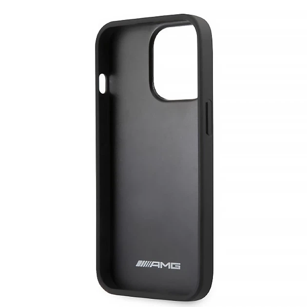 Чохол Mercedes Leather Curved Lines для iPhone 13 | 13 Pro Black (AMHCP13LOSDBK) - зображення 7