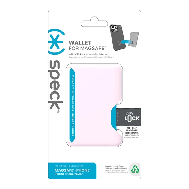 Магнітний гаманець Speck ClickLock Wallet Nimbus Pink/Pale Violet with MagSafe (150423-3183) - зображення 11