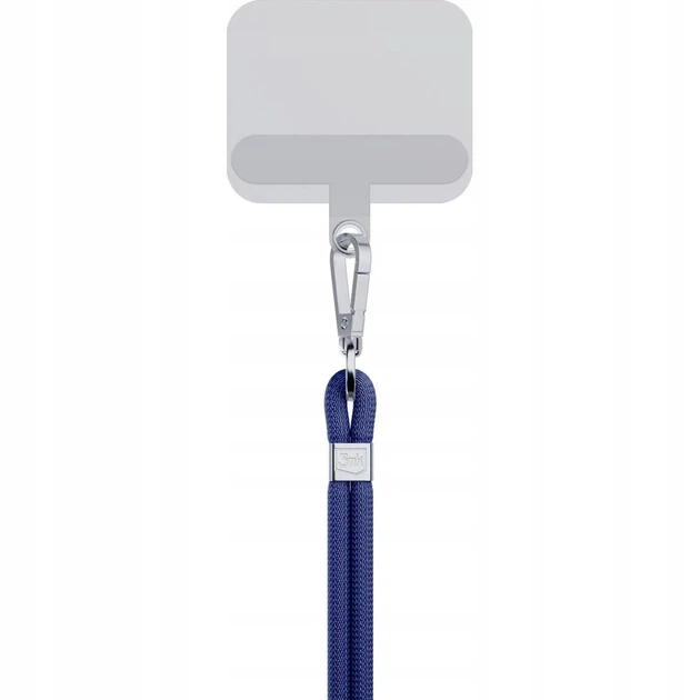Универсальный шнурок 3mk EasyClip Dark Blue with Silver Metal (5903108568616) - изображение 6