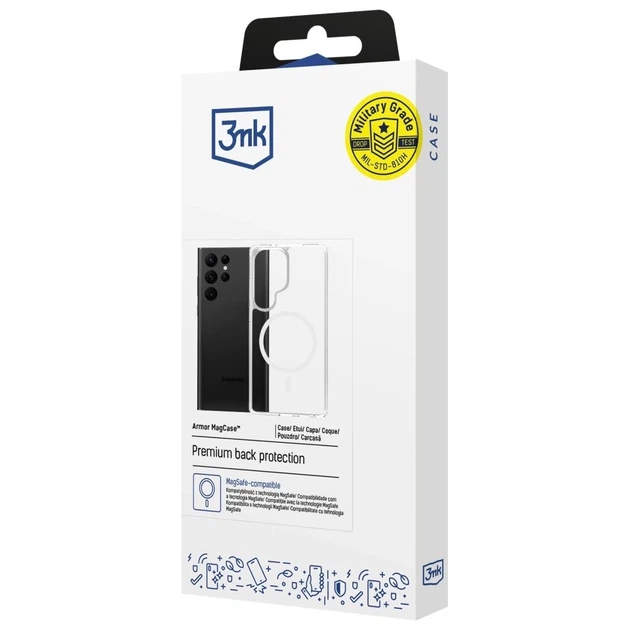 Чехол 3mk Armor MagCase для Samsung Galaxy S25 Ultra (S938) Clear with MagSafe (5903108658645) - изображение 7