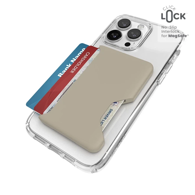 Магнітний гаманець Speck ClickLock Wallet Pale Oak/Dark Umber with MagSafe (150423-3178) - Фото 1 Магнітний гаманець Speck ClickLock Wallet Pale Oak/Dark Umber with MagSafe (150423-3178) - зображення 1