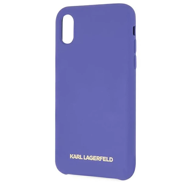 Чохол Karl Lagerfeld Silicone для iPhone X | XS Violet (KLHCPXSLVOG) - Фото 3 Чохол Karl Lagerfeld Silicone для iPhone X | XS Violet (KLHCPXSLVOG) - зображення 3
