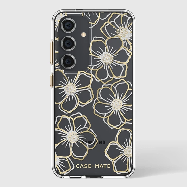 Чехол Case-Mate Floral Gems для Samsung Galaxy S24 (S921) Gold (CM053432) - изображение 6